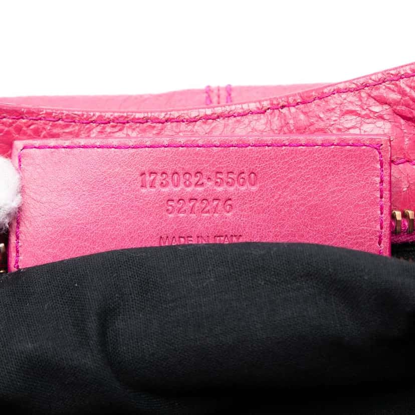 Balenciaga Lambskin Motocross Giant 21 Part Time Satchel Pink Leather Good condition - Box View