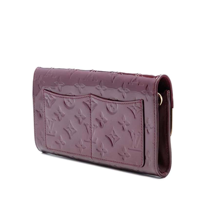 Louis Vuitton Monogram Vernis Rossmore MM Red Leather Good condition - Back View