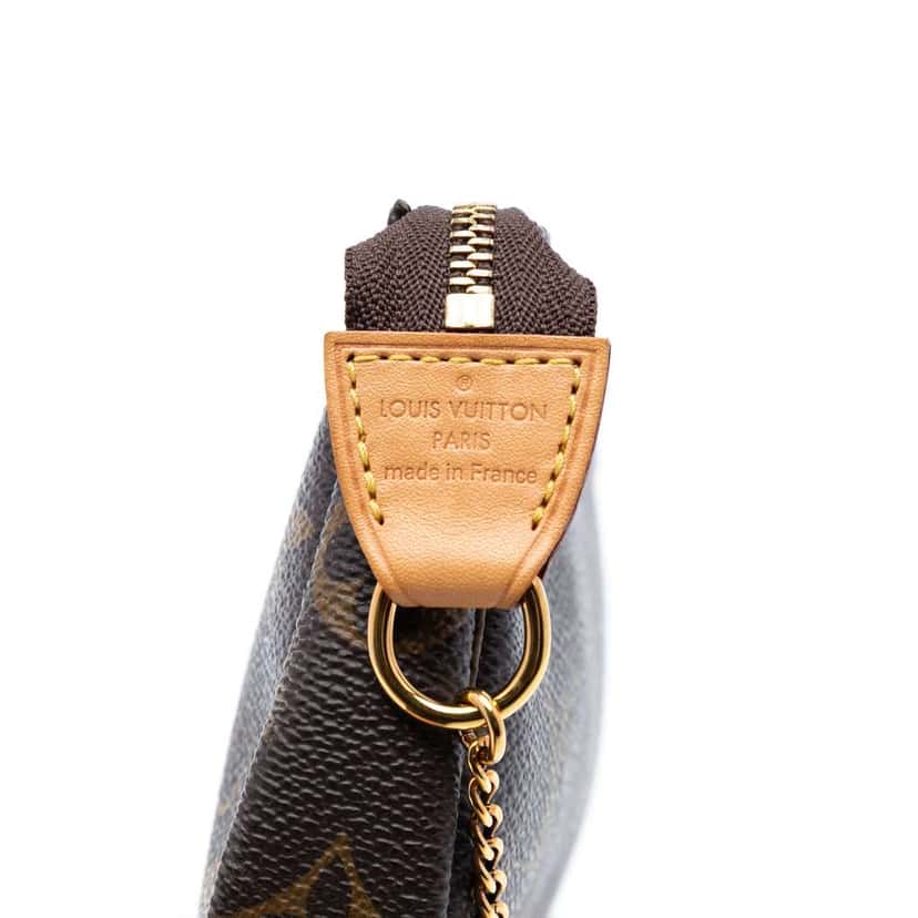 Louis Vuitton Monogram Mini Pochette Accessoires Brown Very good condition - Box View