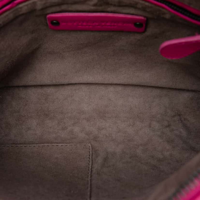 Bottega Veneta Nappa Intrecciato Nodini Crossbody Pink Leather Very good condition - Model View