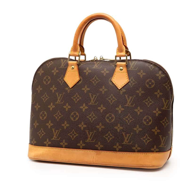 Louis Vuitton Monogram Alma PM Brown Good condition - Back View