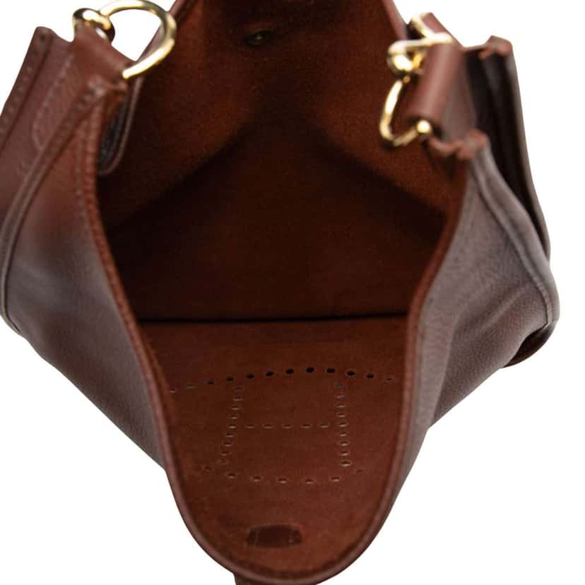 Hermès Clemence Evelyne I PM Brown Leather Very good condition - Model View