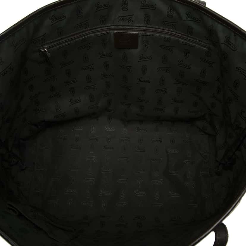 Gucci GG Canvas Web Jolie Tote Brown Canvas Good condition - Model View