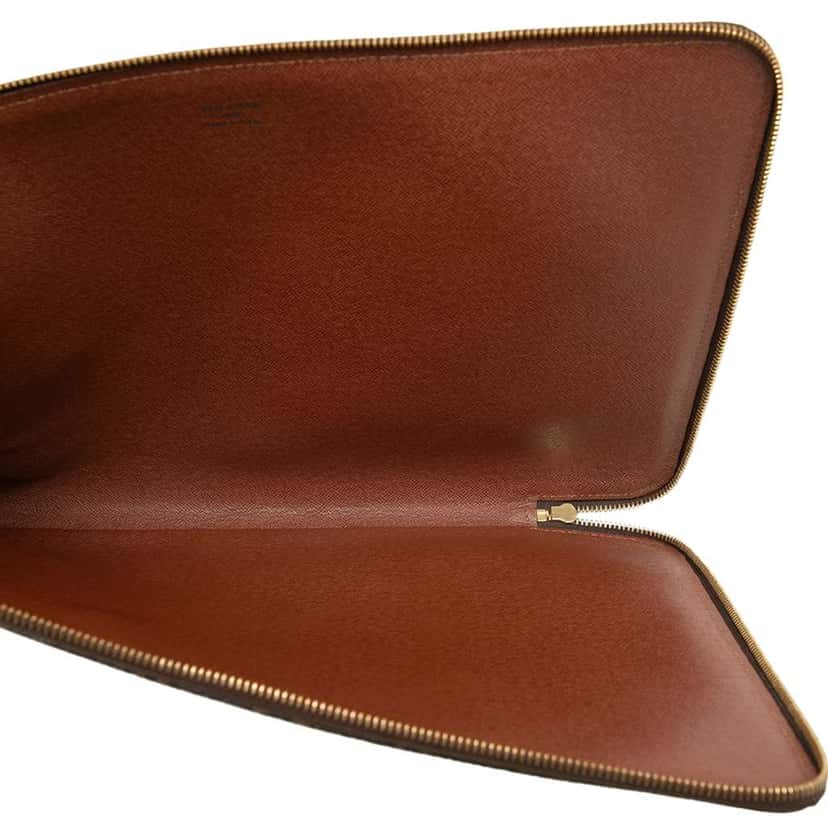 Louis Vuitton Monogram Poche Documents Portfolio Brown Good condition - Model View