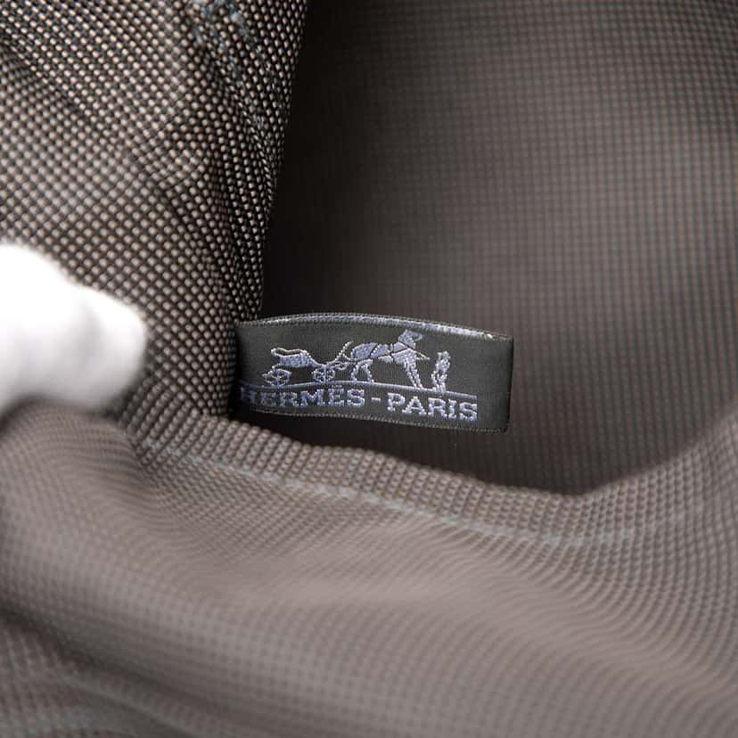 Hermès Canvas Herline Besace MM Grey Canvas Good condition - Box View