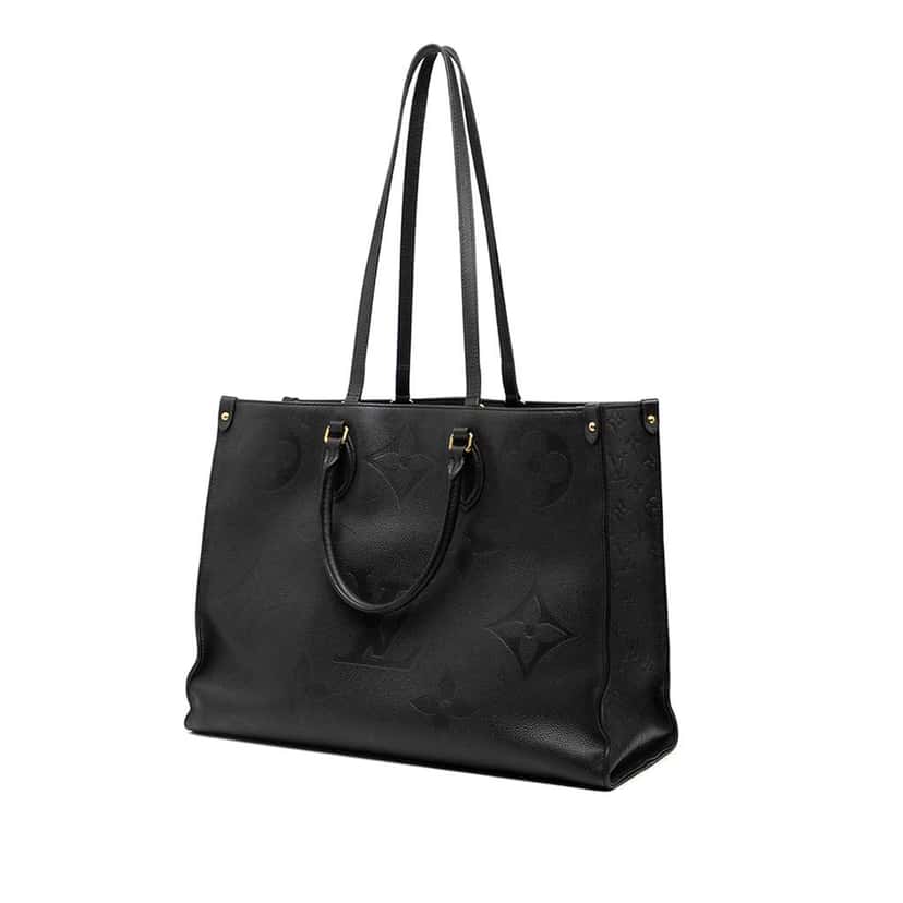 Louis Vuitton Monogram Empreinte Onthego GM Black Leather Good condition - Back View