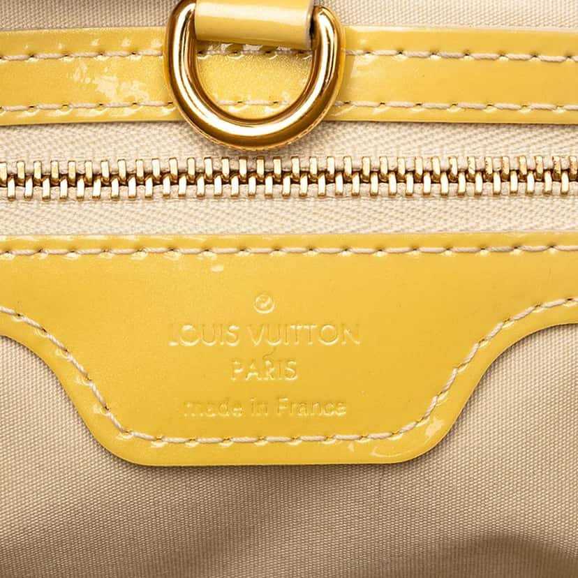 Louis Vuitton Monogram Vernis Wilshire PM Yellow Leather Good condition - Box View