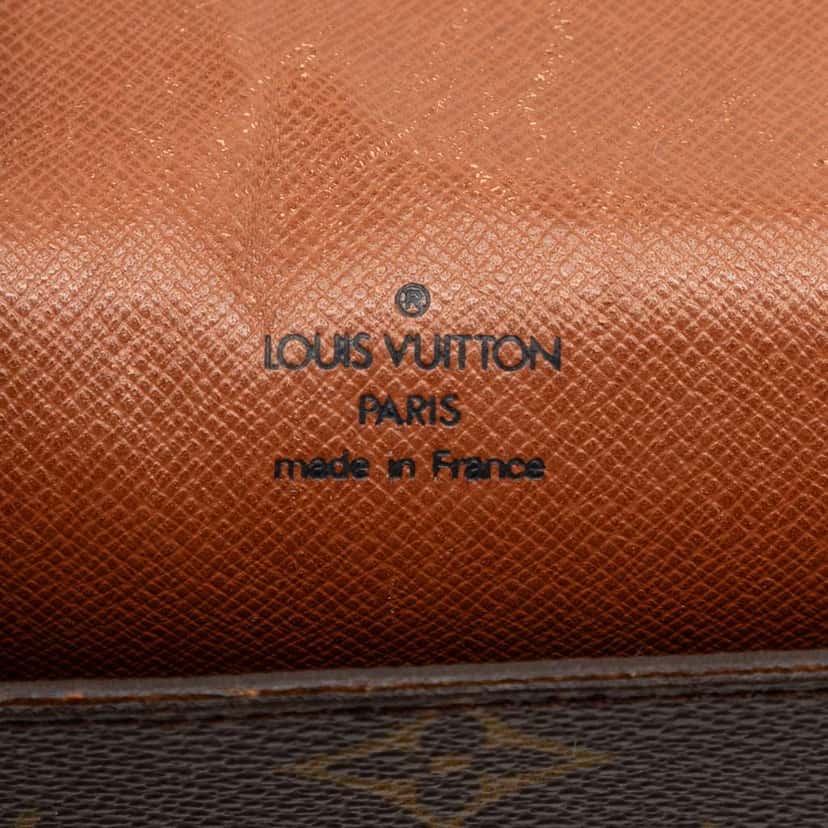 Louis Vuitton Monogram Porte Documents Senateur Brown Fair condition - Box View
