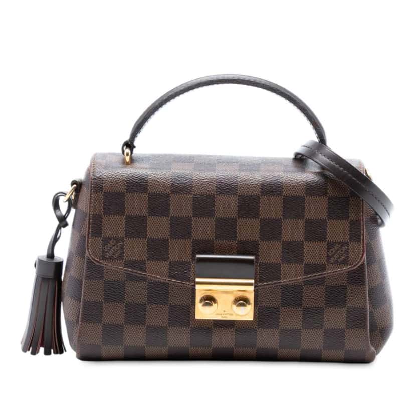 Louis Vuitton Damier Ebene Croisette Brown Good condition - Front View