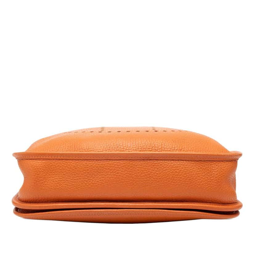 Hermès Clemence Evelyne III PM Orange Leather Good condition - Inside View