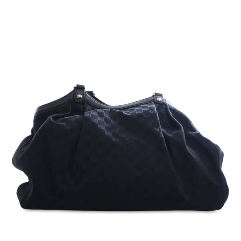 Gucci Large GG Canvas Sukey Tote Black Canvas Good condition - Inside View