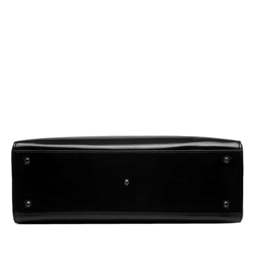 Dior Large Patent Lady Dior Black Leather Good condition - Inside View