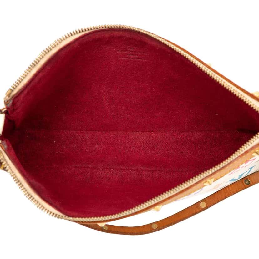 Louis Vuitton Monogram Multicolore Pochette Accessoires White Good condition - Model View