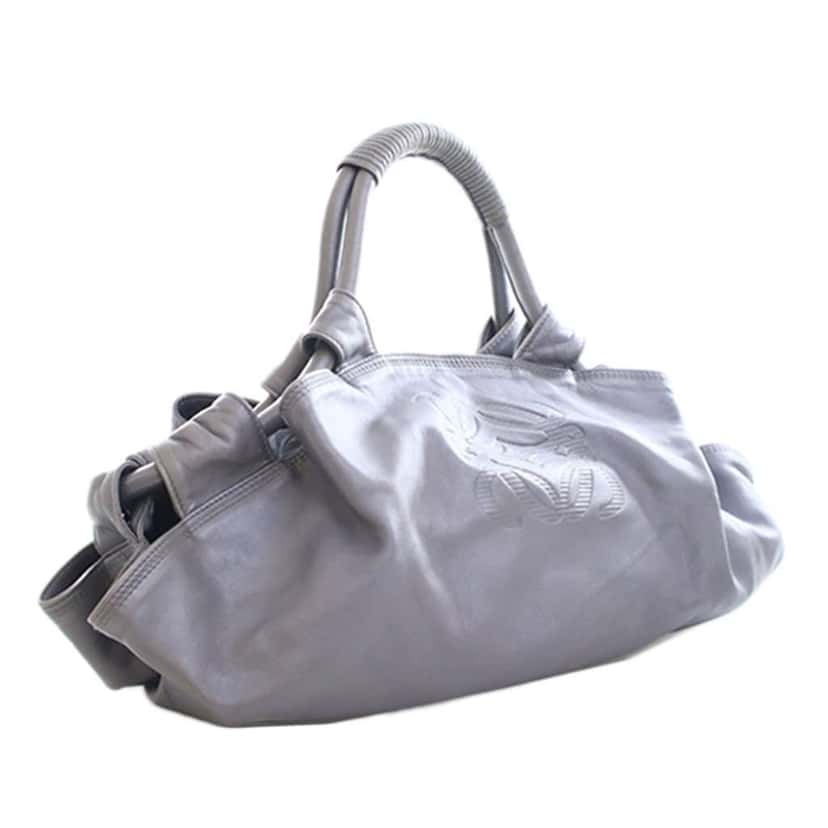 Loewe Calfskin Aire Grey Leather Good condition - Inside View
