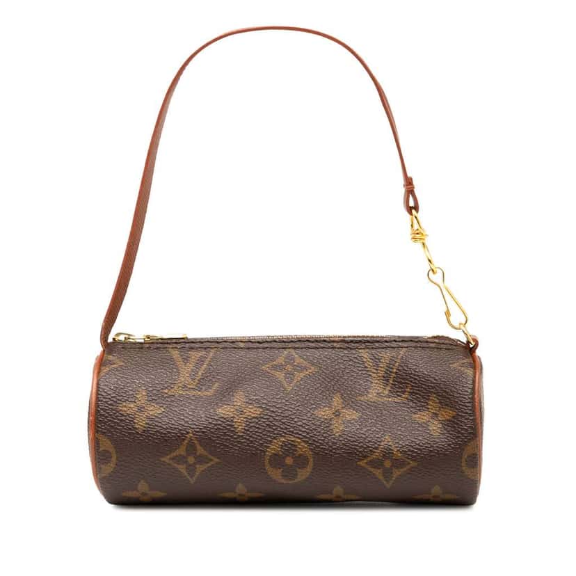 Louis Vuitton Monogram Papillon Pochette Brown Good condition - Front View