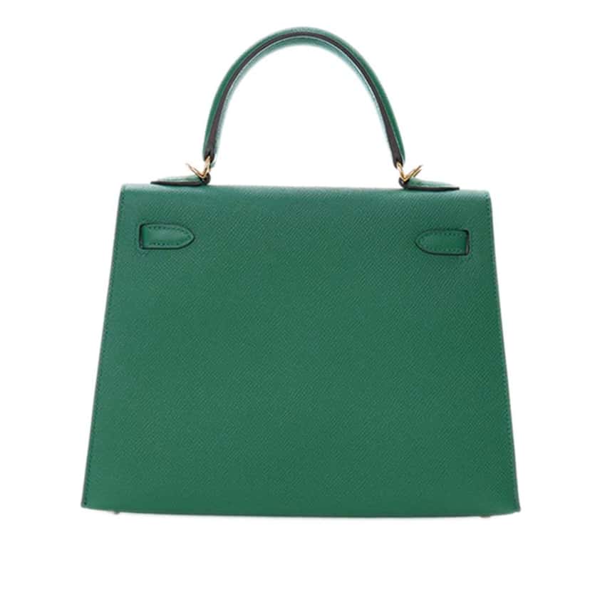 Hermès Epsom Kelly II Sellier 25 Green Leather Good condition - Model View