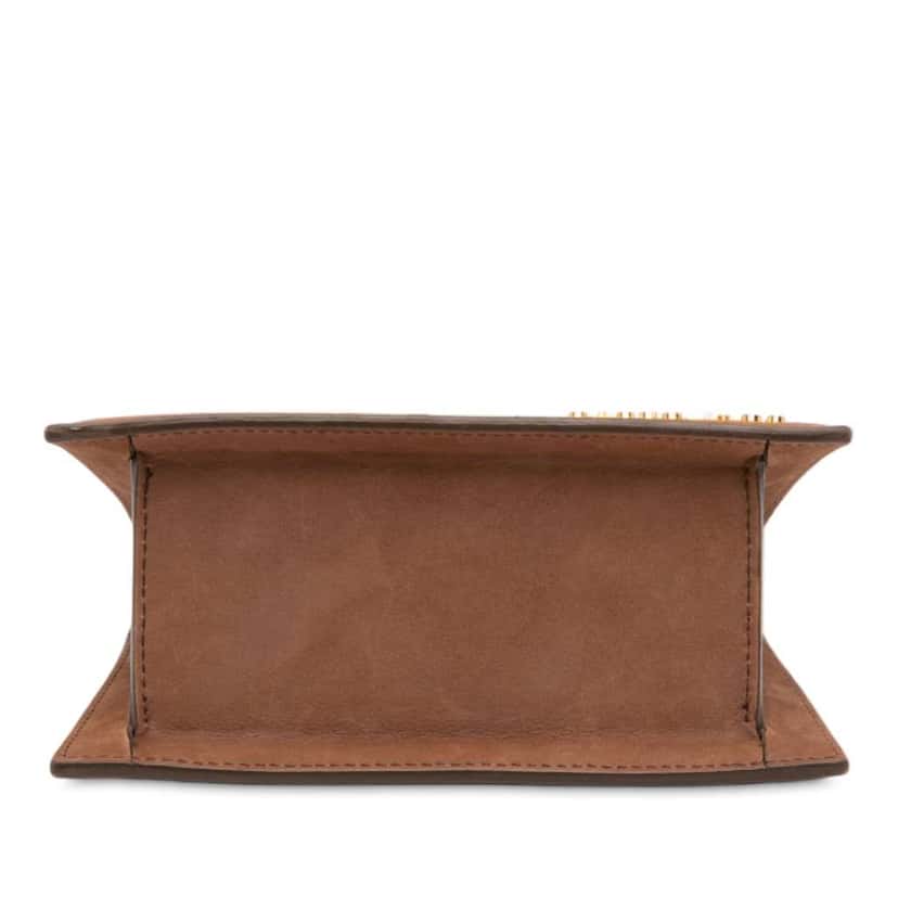 Jacquemus Nubuck Le Chiquito Moyen Brown Leather Good condition - Inside View