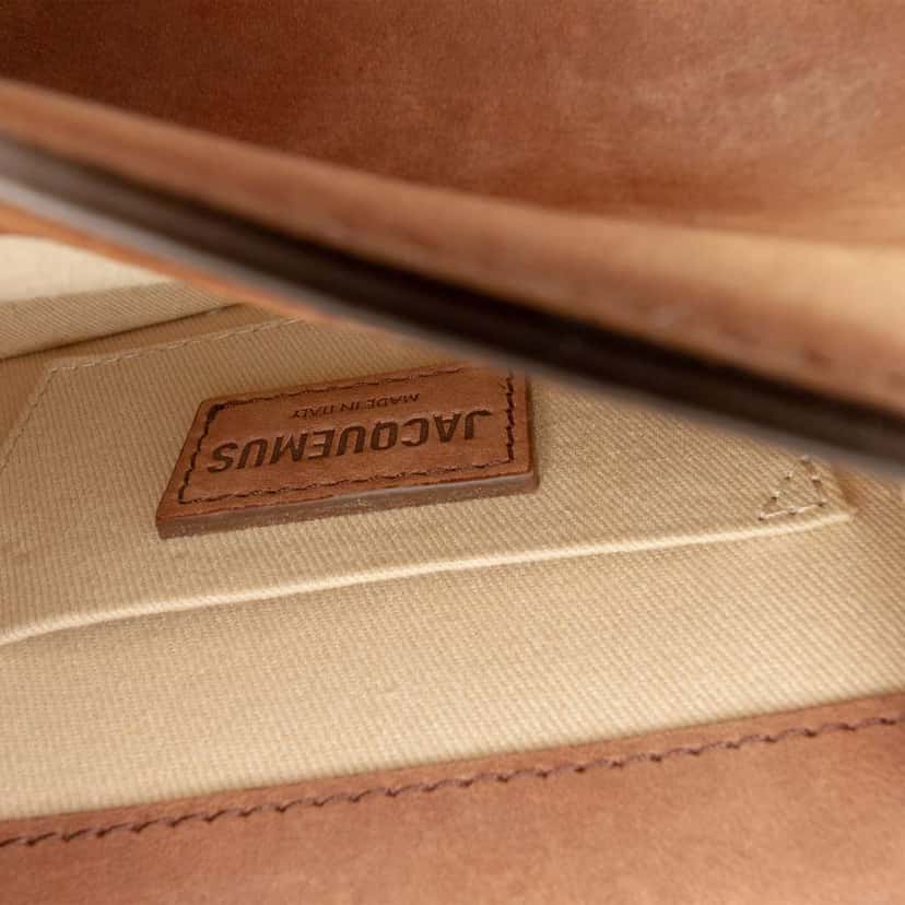 Jacquemus Nubuck Le Chiquito Moyen Brown Leather Good condition - Box View
