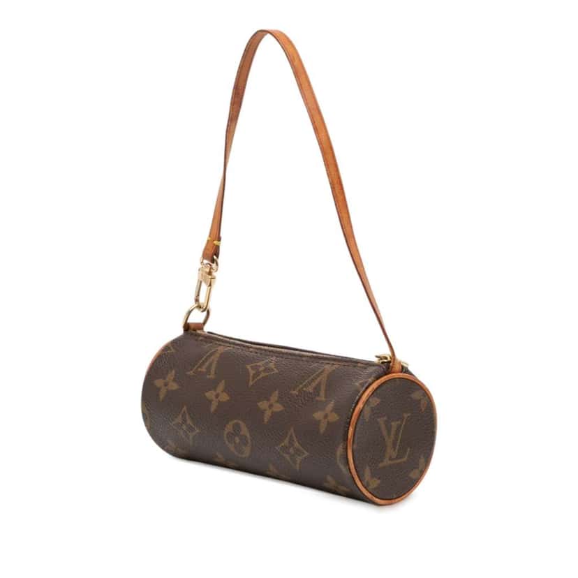 Louis Vuitton Monogram Papillon Pochette Brown Good condition - Back View