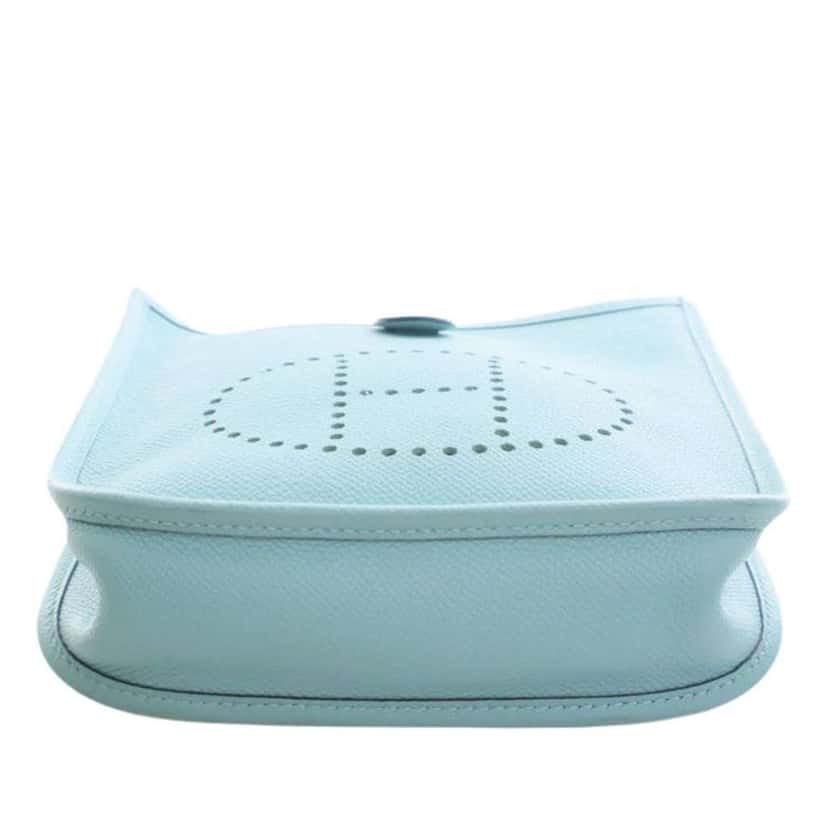 Hermès Epsom Evelyne TPM Blue Leather Good condition - Inside View