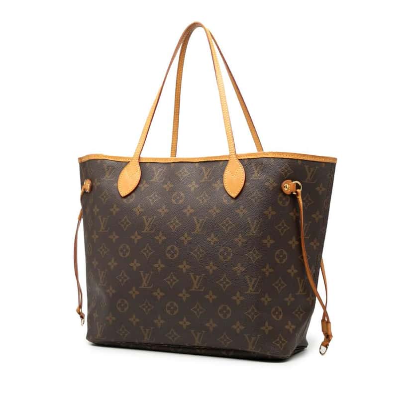 Louis Vuitton Monogram Neverfull MM Brown Good condition - Back View