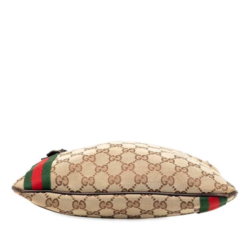 Gucci GG Canvas Jolicoeur Crossbody Brown Canvas Very good condition - Inside View