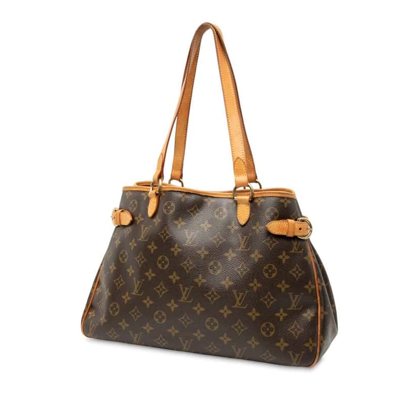 Louis Vuitton Monogram Batignolles Horizontal Brown Good condition - Back View
