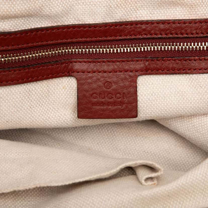 Gucci Medium GG Canvas Web Dressage Tote Brown Canvas Very good condition - Box View