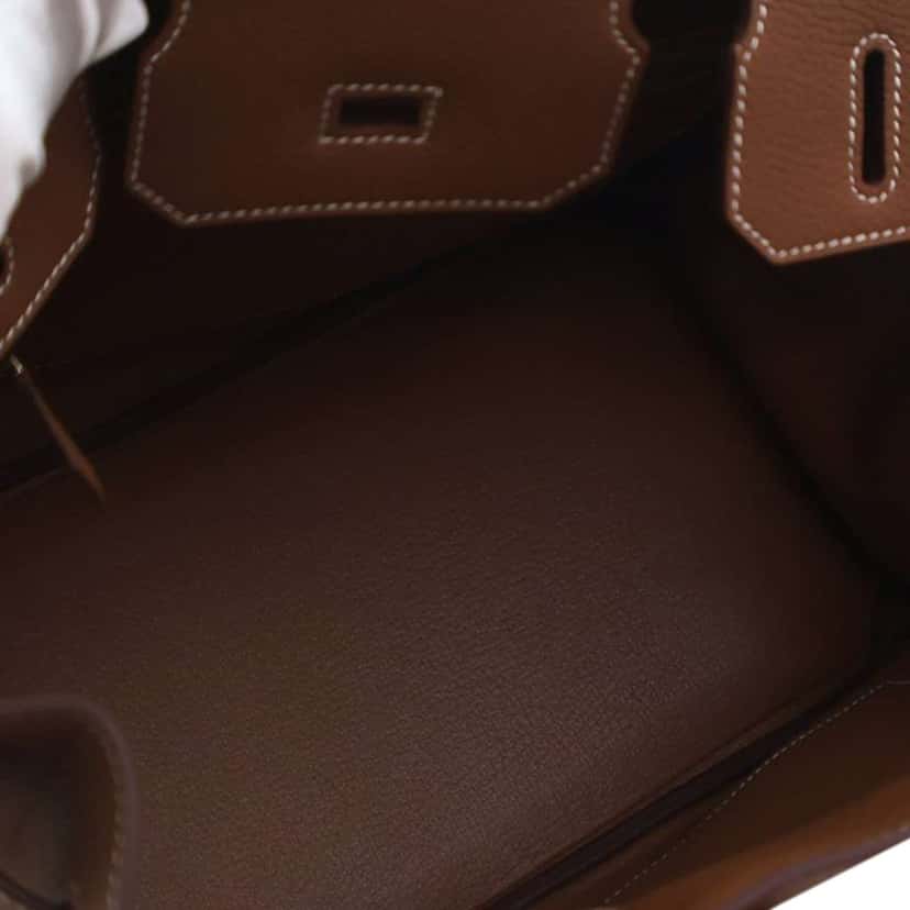 Hermès Togo Birkin Retourne 30 Brown Leather Good condition - Box View