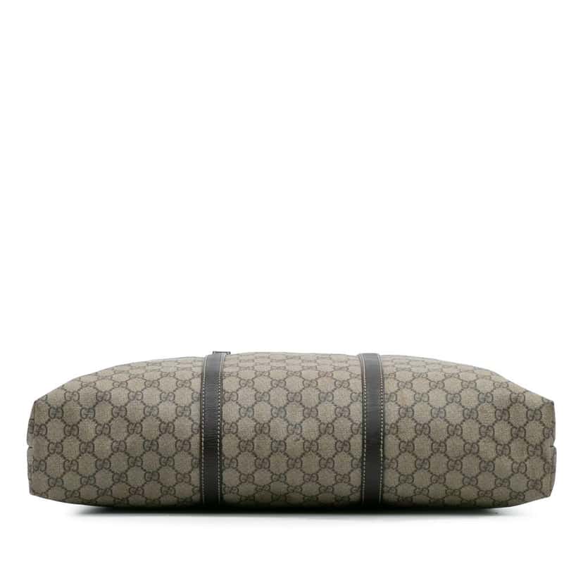 Gucci GG Supreme Travel Bag Brown Canvas Good condition - Inside View