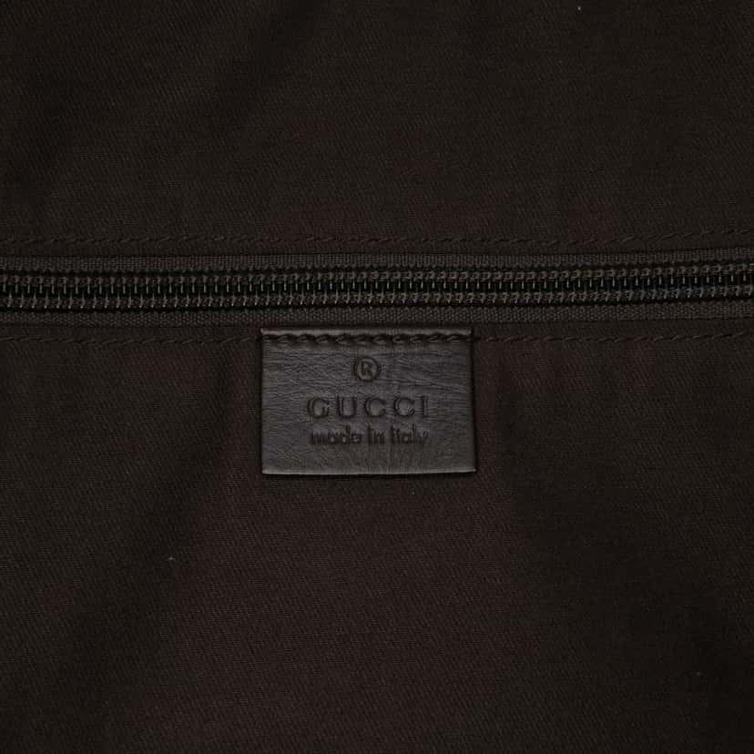 Gucci GG Supreme Travel Bag Brown Canvas Good condition - Box View