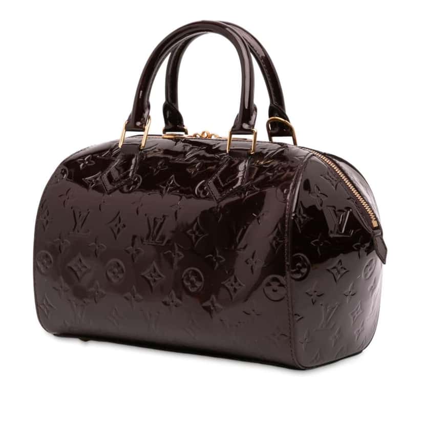 Louis Vuitton Monogram Vernis Montana Purple Leather Good condition - Back View
