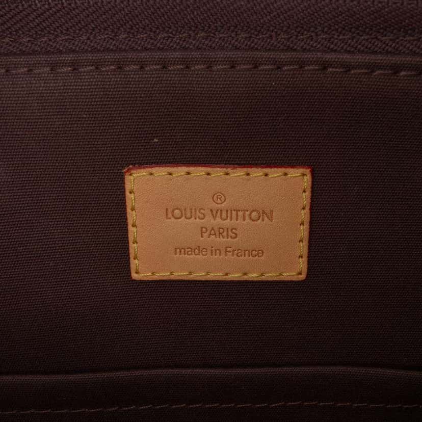 Louis Vuitton Monogram Vernis Montana Purple Leather Good condition - Box View