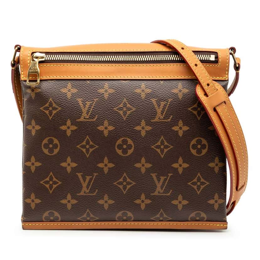 Louis Vuitton Monogram Saumur Messenger PM Brown Very good condition - Front View