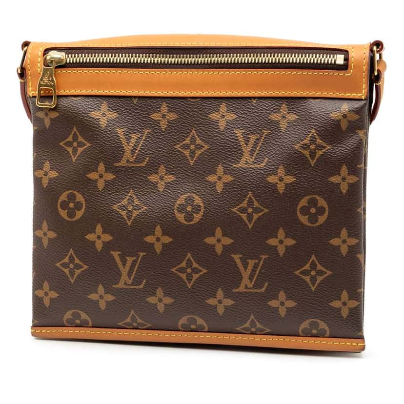 Louis Vuitton Monogram Saumur Messenger PM Brown Very good condition - Back View