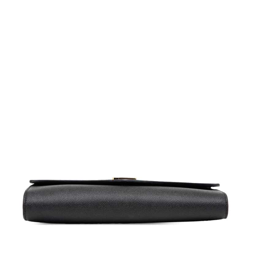 Saint Laurent Mini Grain de Poudre Uptown Crossbody Black Leather Very good condition - Inside View