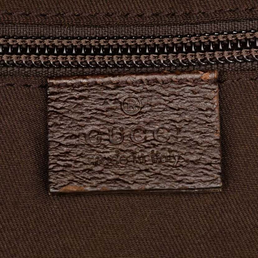 Gucci GG Canvas Web Travel Bag Brown Canvas Very good condition - Box View