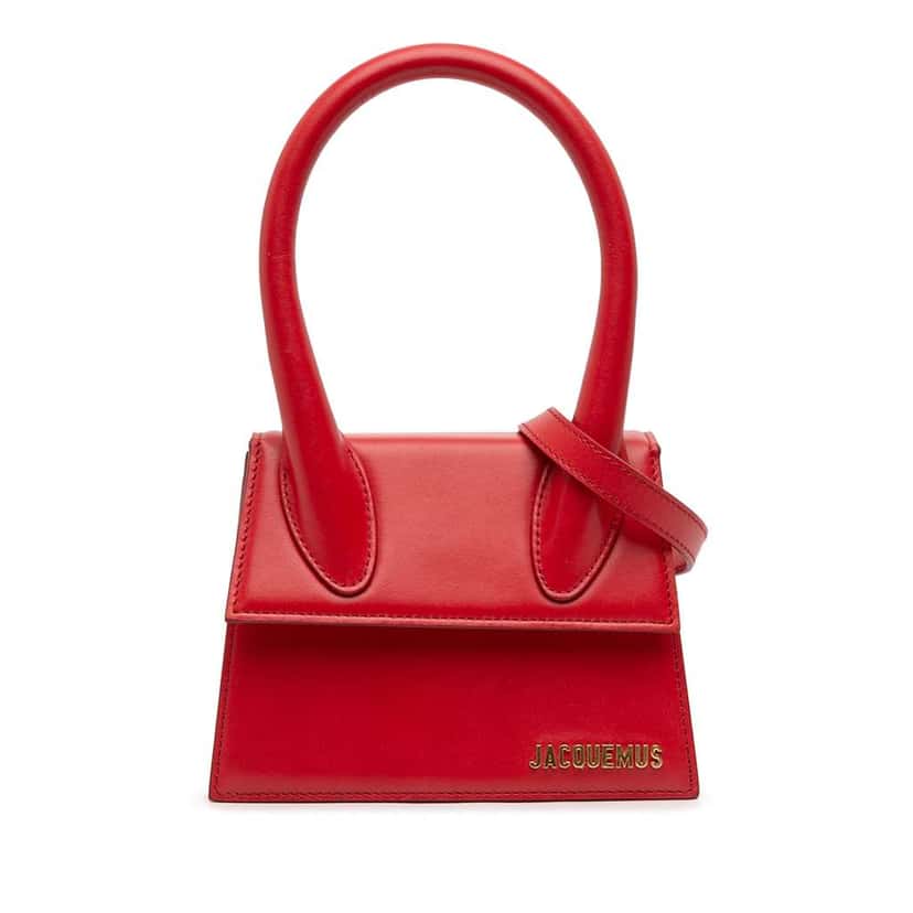 Jacquemus Leather Le Chiquito Moyen Red Leather Good condition - Front View