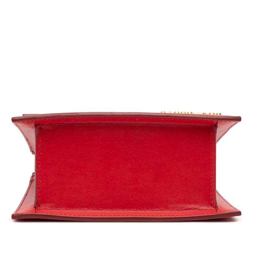 Jacquemus Leather Le Chiquito Moyen Red Leather Good condition - Inside View