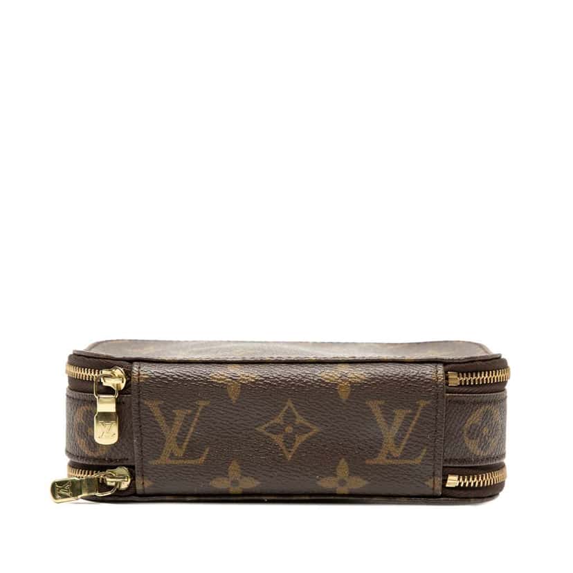 Louis Vuitton Monogram Trousse Blush PM Brown Good condition - Inside View