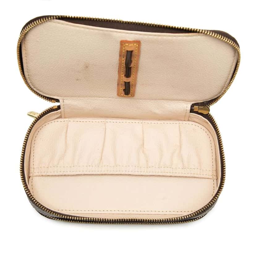 Louis Vuitton Monogram Trousse Blush PM Brown Good condition - Model View