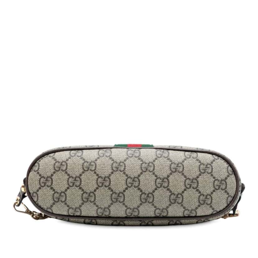 Gucci Mini GG Supreme Web Ophidia Crossbody Brown Canvas Good condition - Inside View