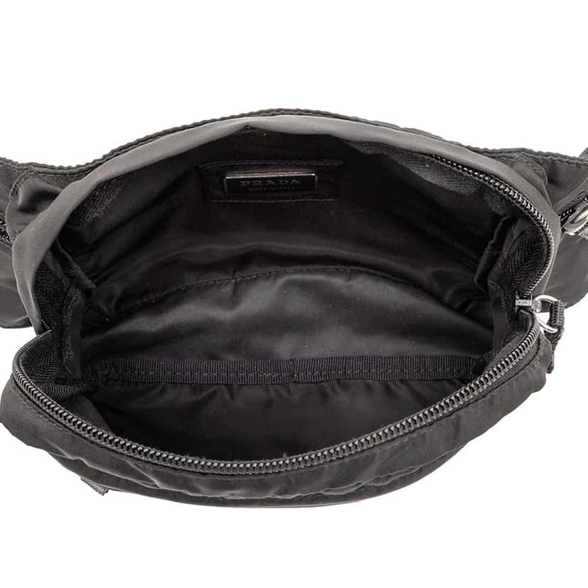 Prada Tessuto Belt Bag Black Good condition - Model View