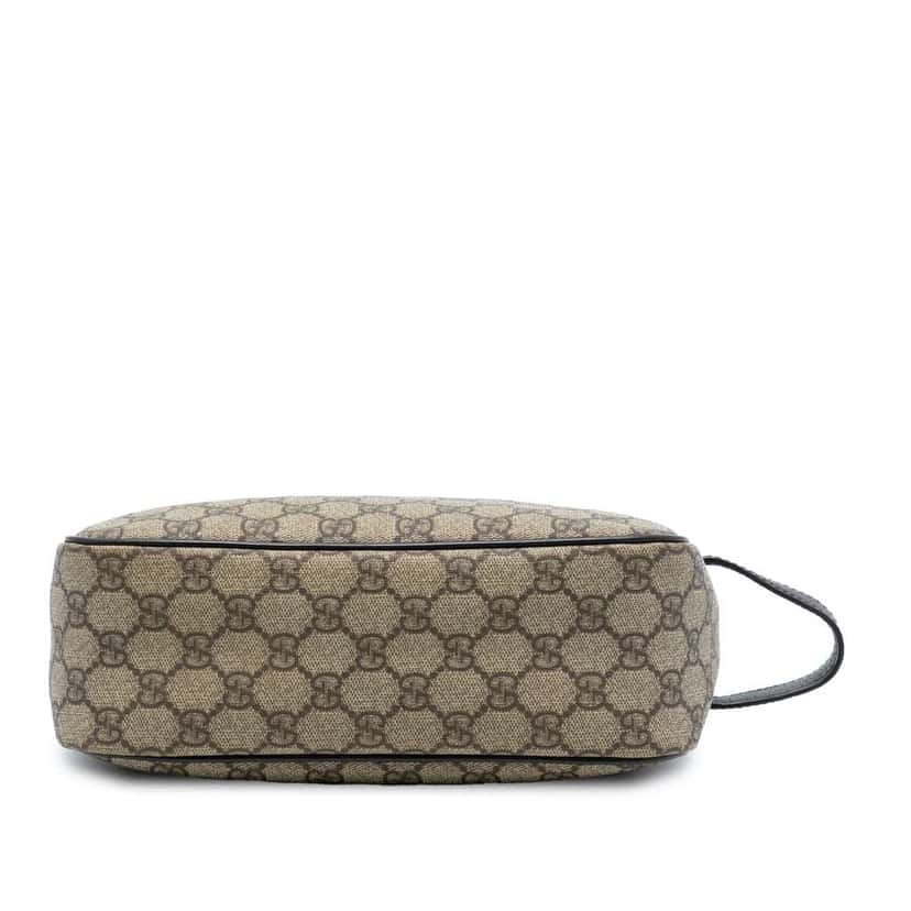 Gucci GG Supreme Clutch Brown Canvas Good condition - Inside View