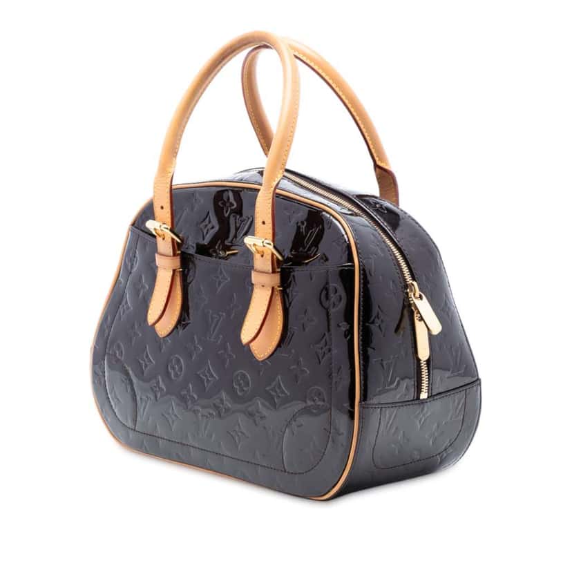 Louis Vuitton Monogram Vernis Summit Drive Purple Leather Good condition - Back View