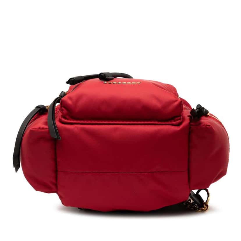 Burberry Medium Nylon Runway Backpack Red Good condition - Inside View