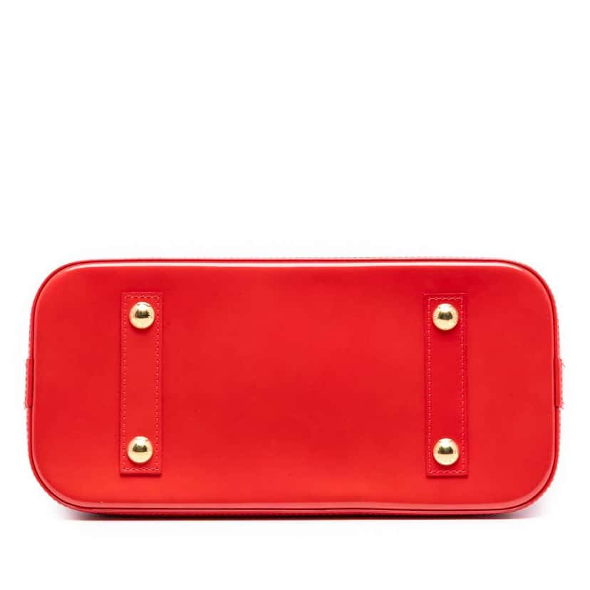 Louis Vuitton Monogram Vernis Alma PM Red Leather Good condition - Inside View