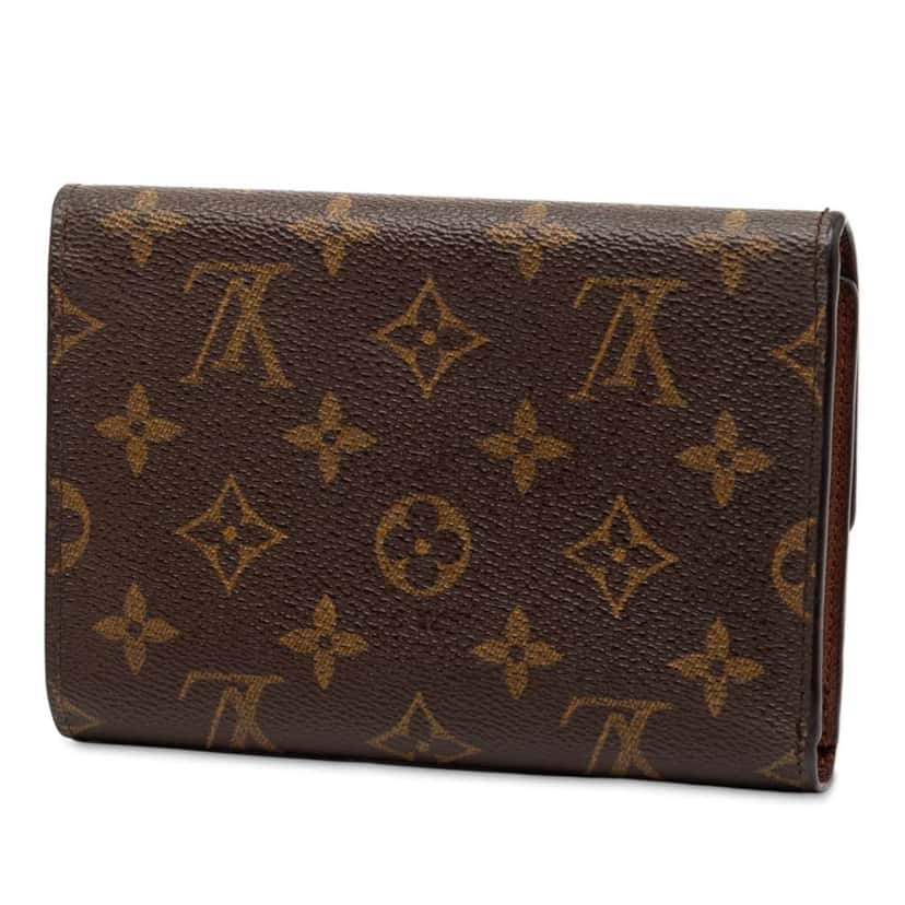 Louis Vuitton Monogram Trifold Wallet Brown Good condition - Back View