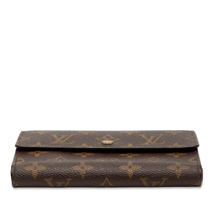 Louis Vuitton Monogram Trifold Wallet Brown Good condition - Inside View