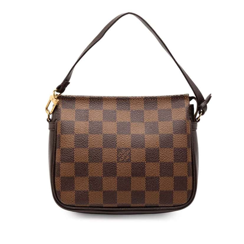 Louis Vuitton Damier Ebene Trousse Pochette Brown Good condition - Front View